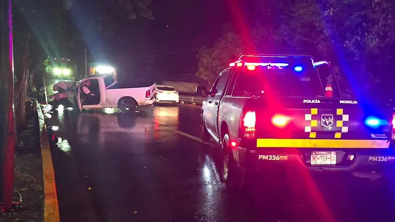 Accidente de camioneta