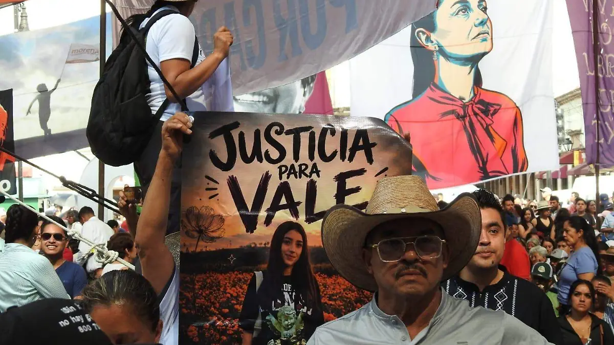 Protesta Valeria