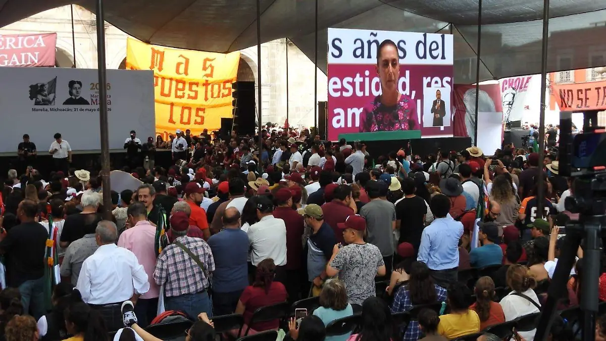 Morena celebración