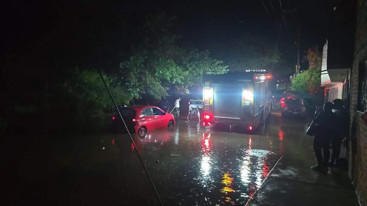 Lluvia inundación Morelia