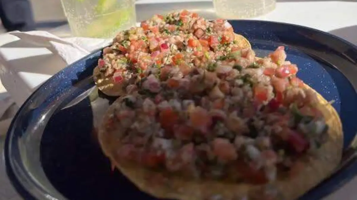 tostada carne apachee