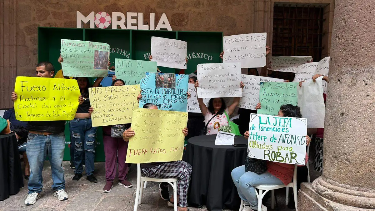 santa maria manifestacion morelia