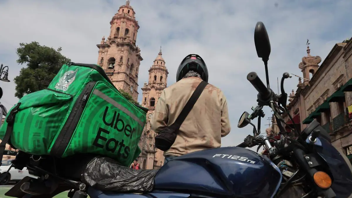 uber eat manifestacion