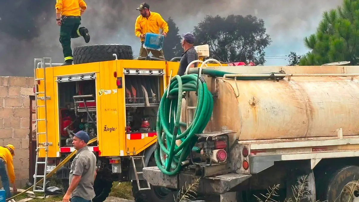 incendio ciudad hidalgo recicladora