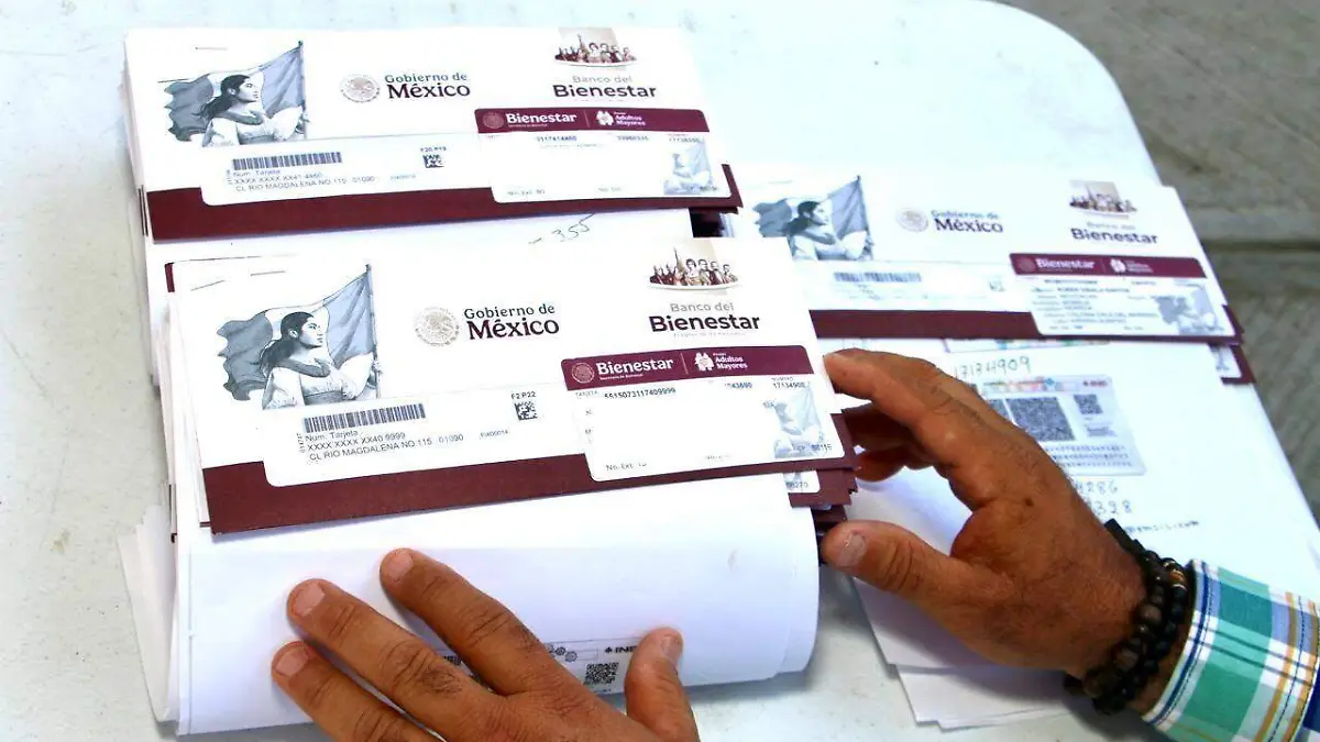 tarjetas entrega bienestar