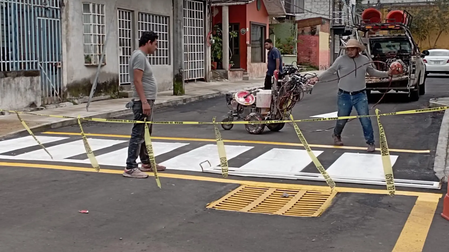 Balizamiento de calles en Orizaba 