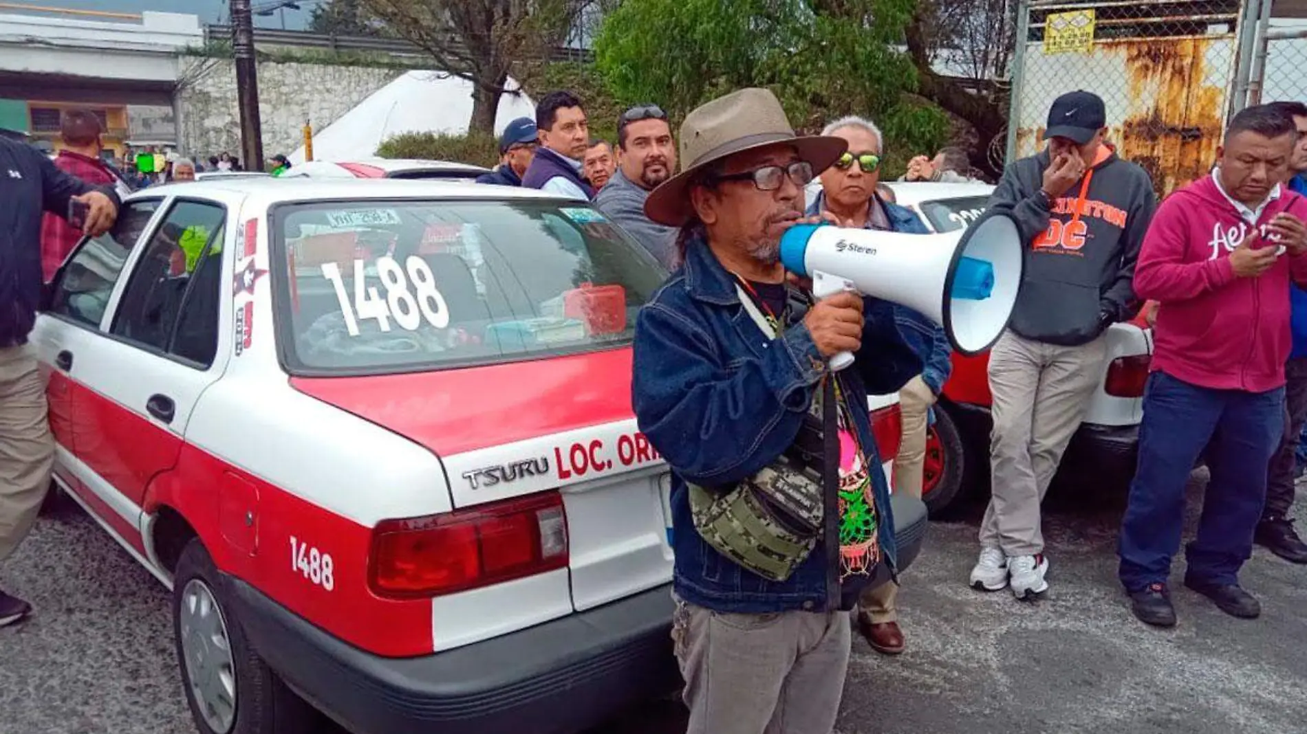 El líder de la Grupo Regional Independiente de Taxistas de Orizaba (Grito), Jairo Guarnero Sosa