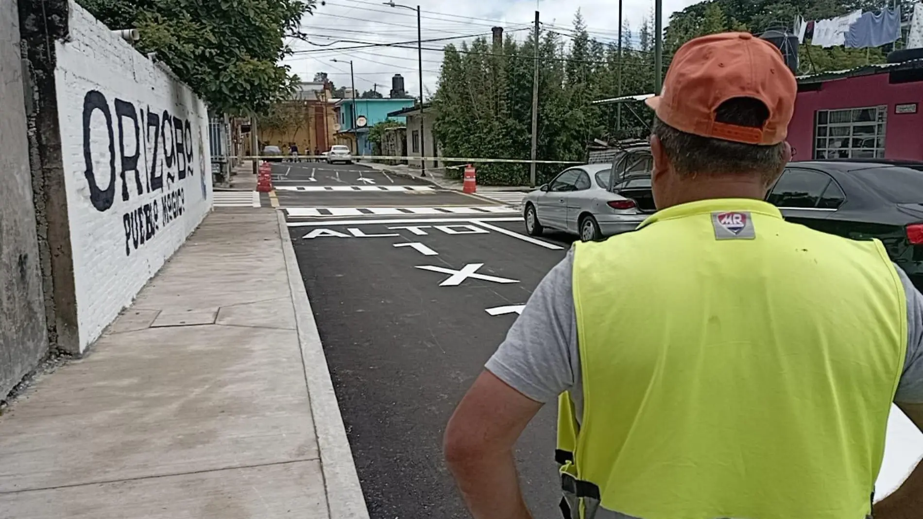 Balizamiento de calles en Orizaba 