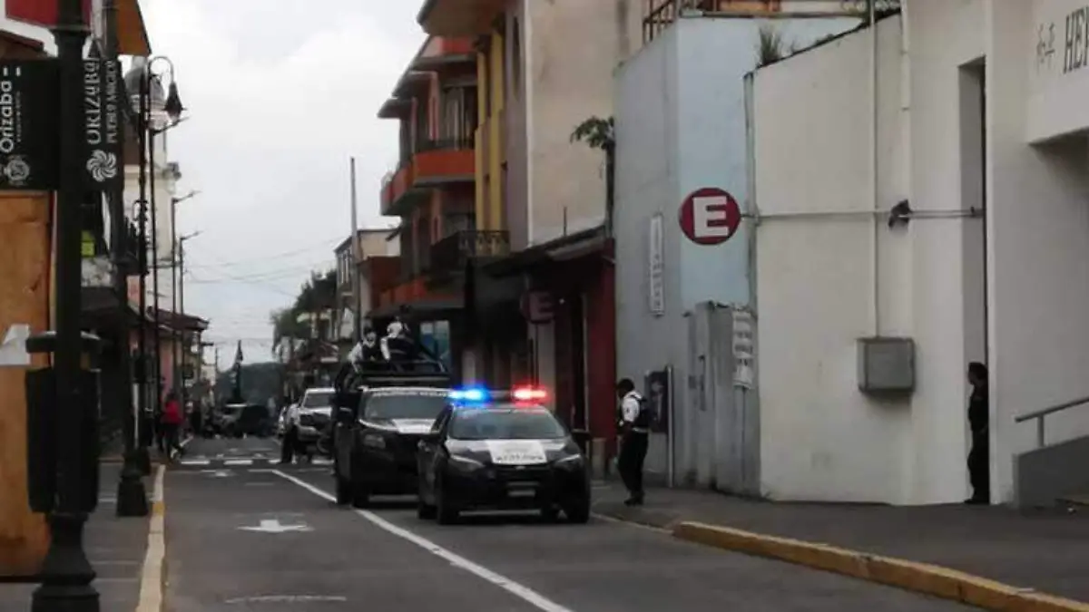 Policias en orizaba