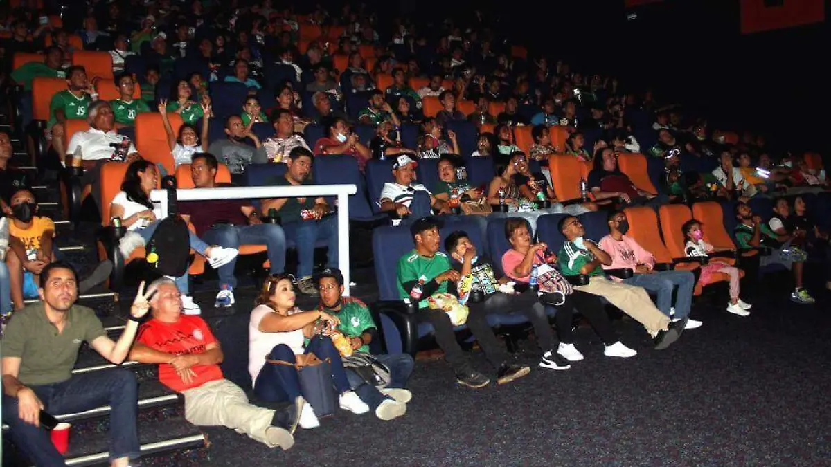 Partido México vs Argentina en el cine