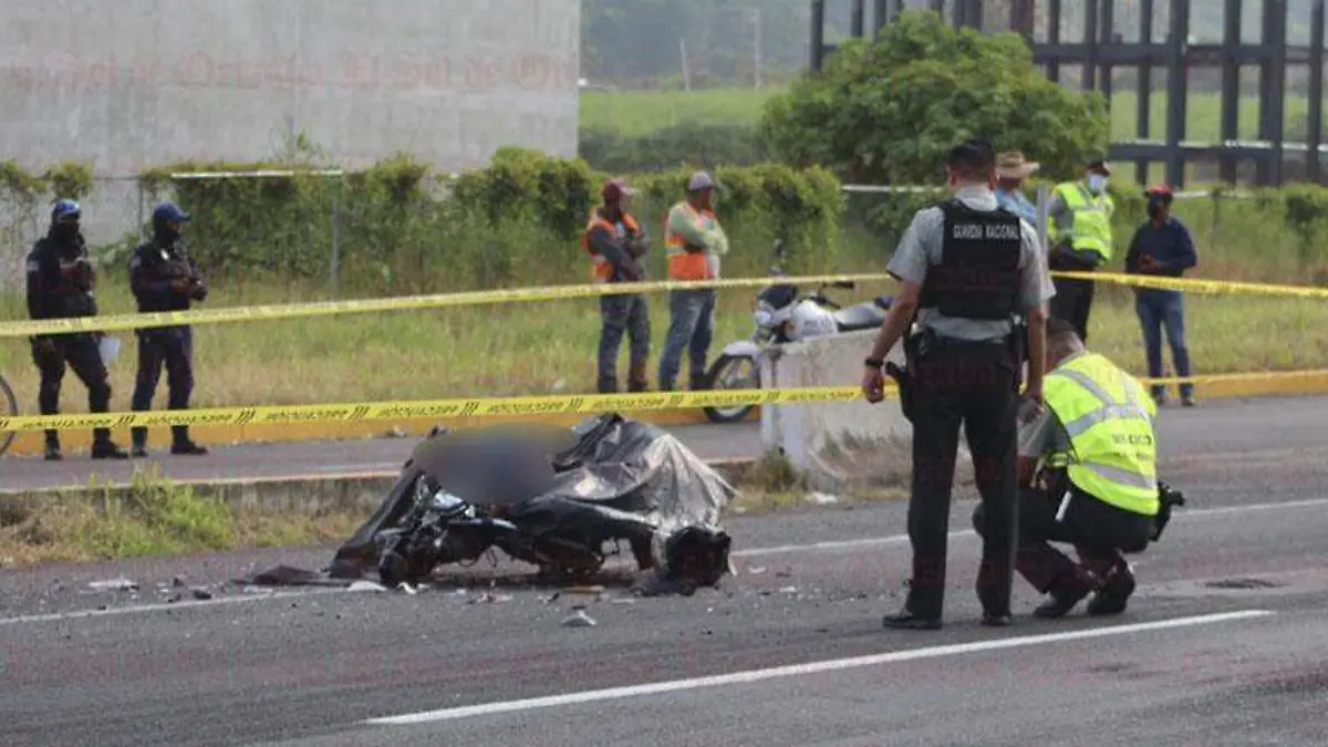 Accidente motociclista