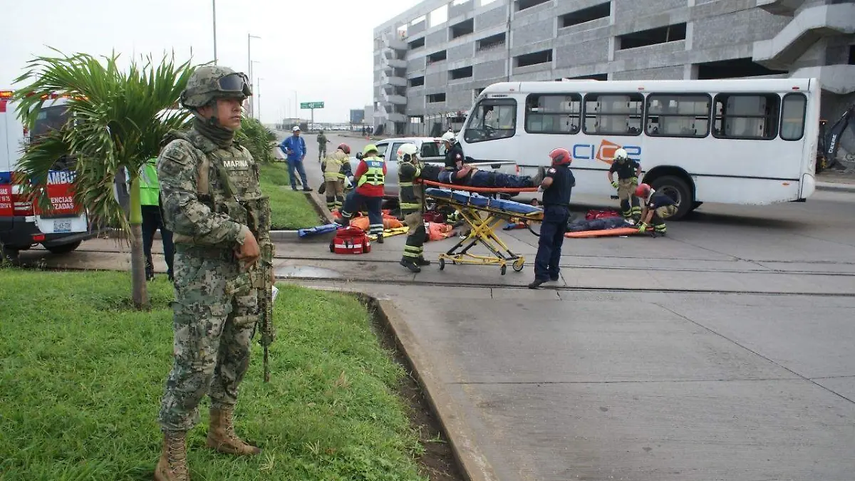 simulacro Marina