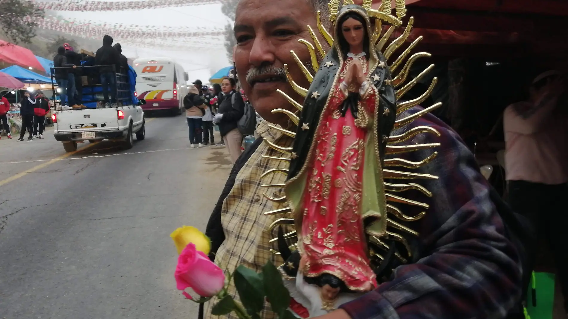 Peregrinos en La Ermita 