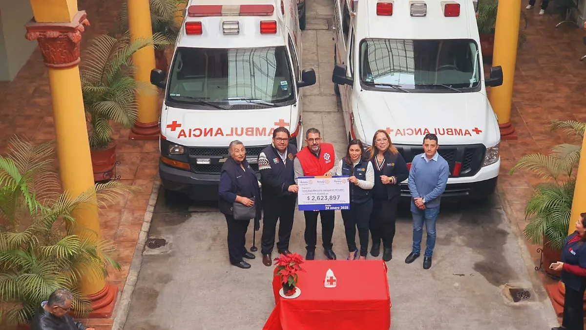 Firman convenio Cruz Roja Orizaba y Club Rotario del Valle Orizaba