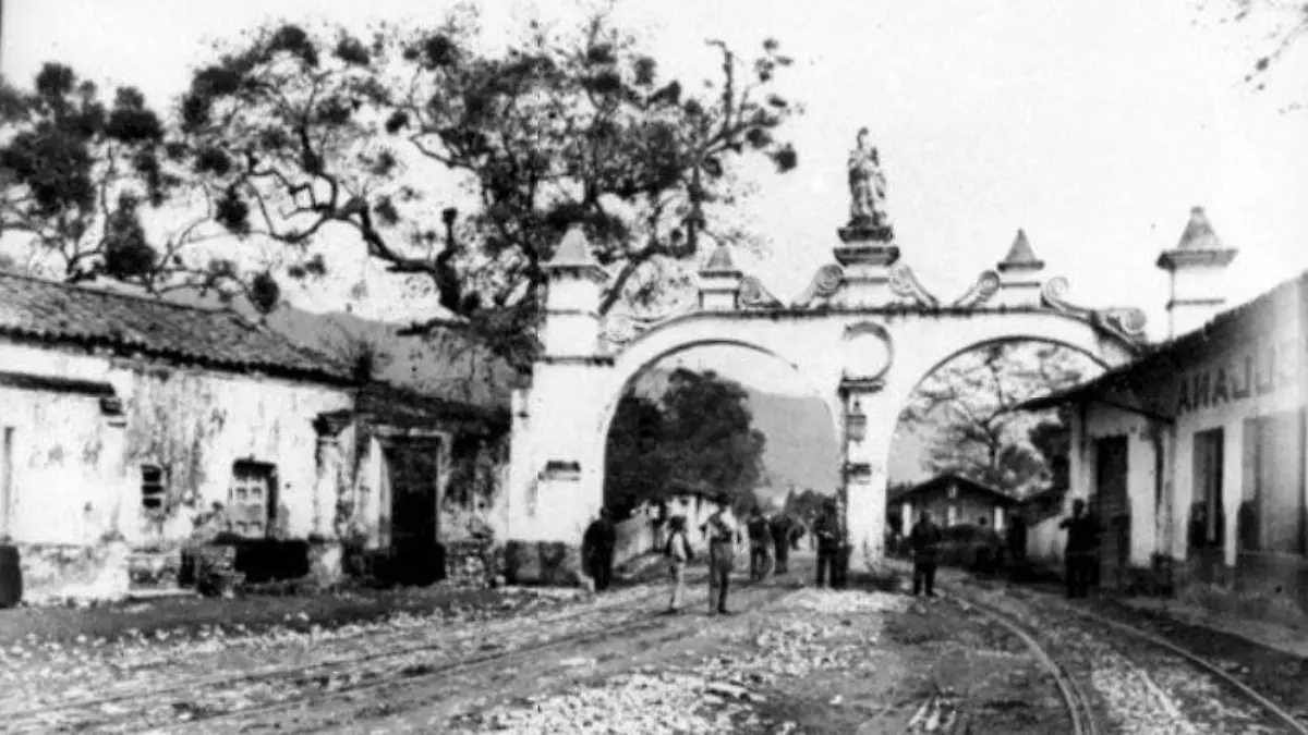 Arcos de la entrada de Orizaba - Mediáteca INAH