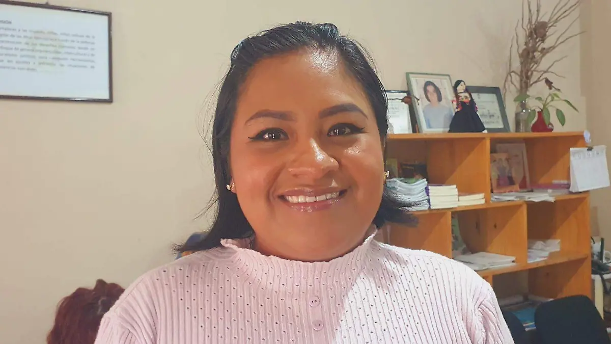 María López de la Rica, integrante del Colectivo Kally Luz Marina