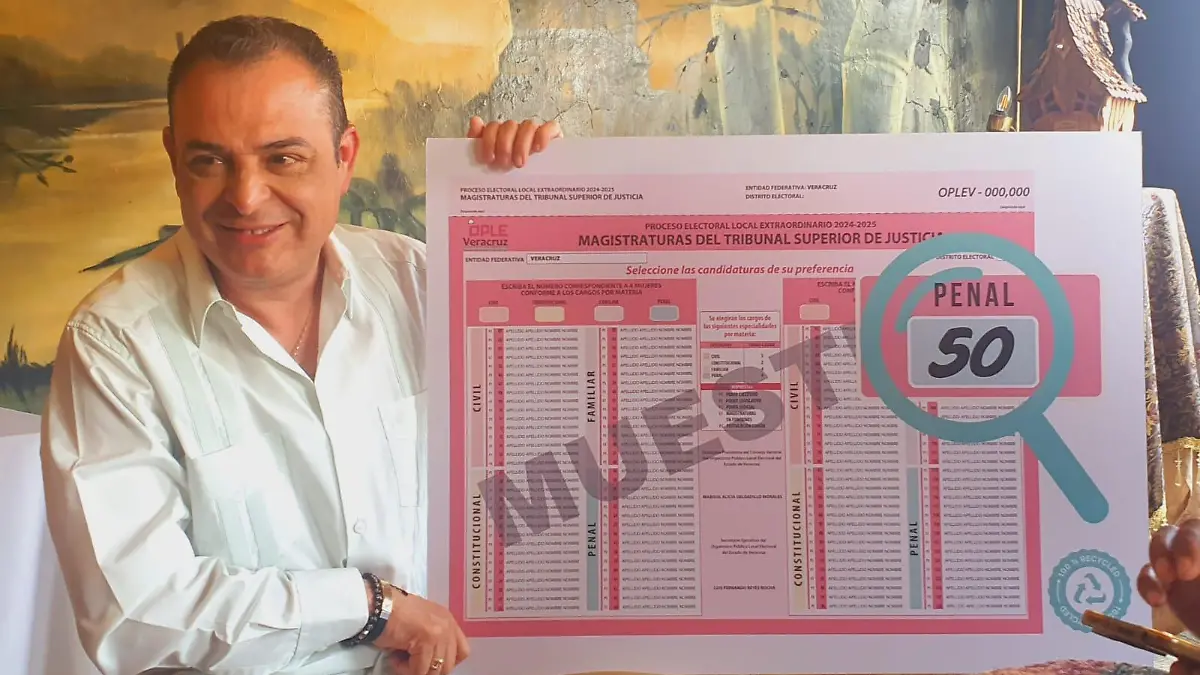 Iván Carlos Aguilar Alegre candidato a Magistrado en materia penal del Tribunal Superior de Justicia del Estado de Veracruz