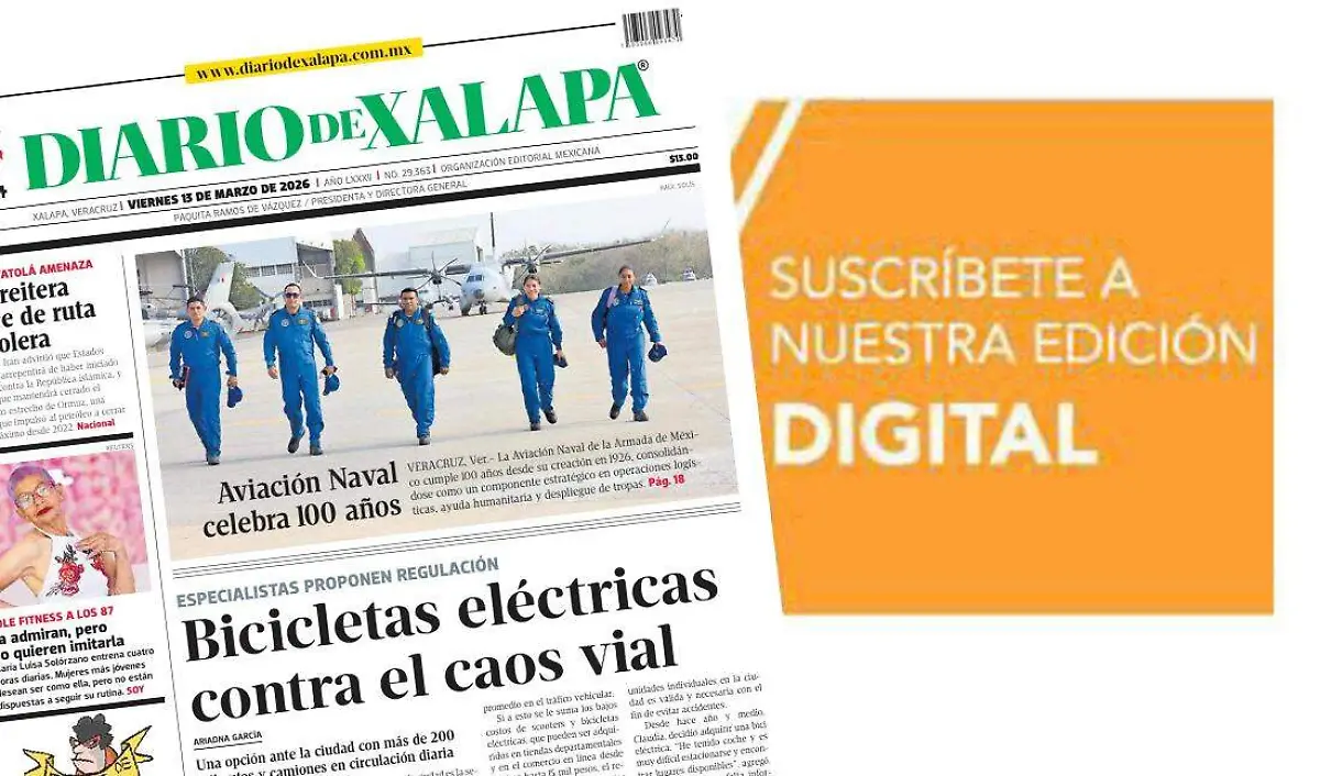 Portada Diario de Xalapa