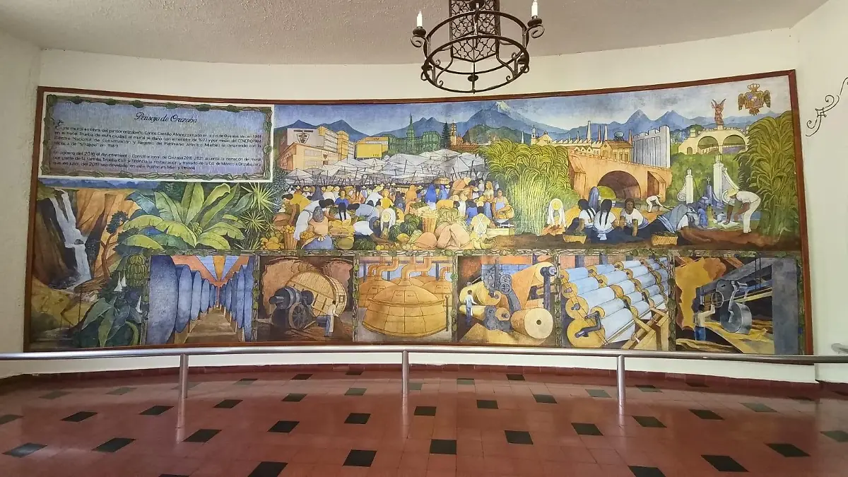 Mural del maestro Carlos Castillo Álvarez