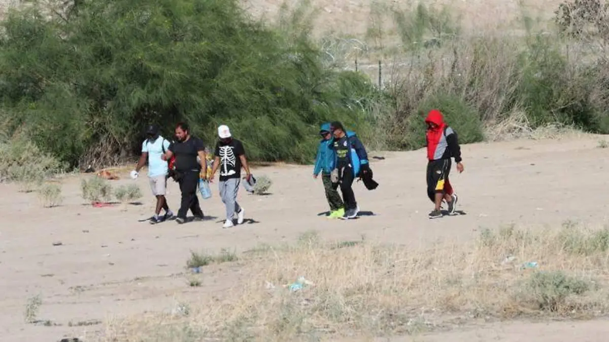 Migrantes en la frontera