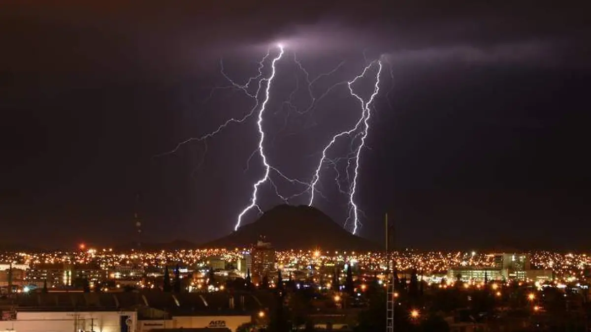rayo en cerro grande