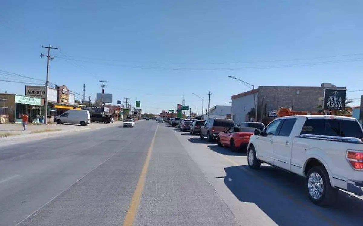 arman largas filas en puente internacional