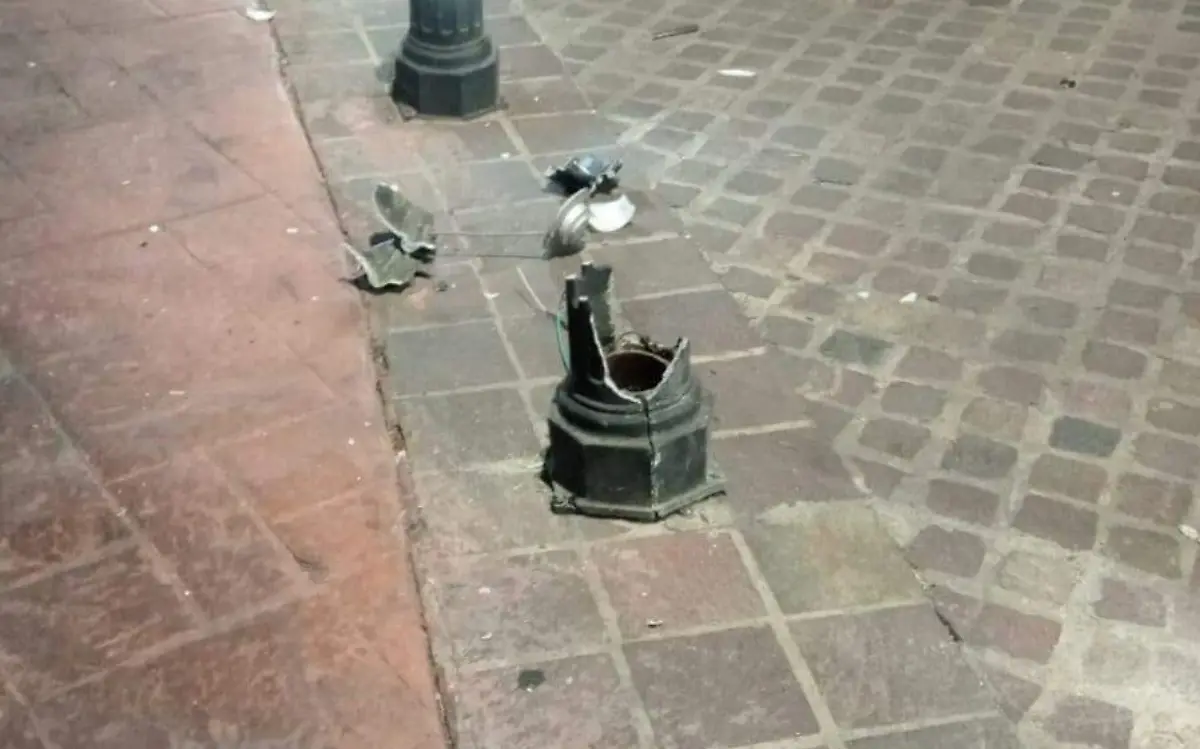 choque militares bolardo