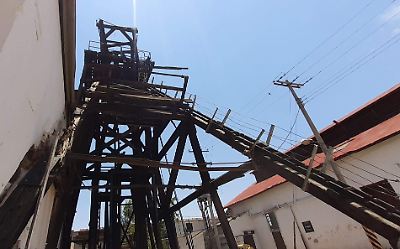 Castillo "La Fragua" en mina La Prieta a punto del derrumbe historia estructura turismo vigas madera noticias Parral Chihuahua - El Sol de Parral | Noticias Locales, Policiacas, sobre México, Chihuahua y