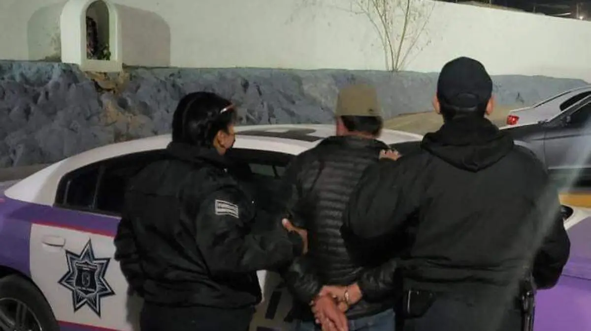 Detenido violencia familiar