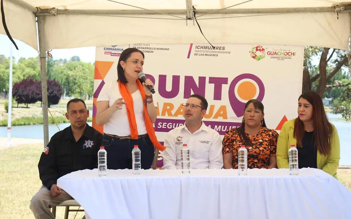 Inauguran puntos naranjas en Guachochi 1