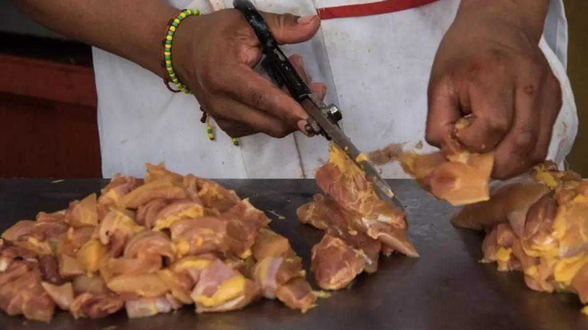 pollo cocina