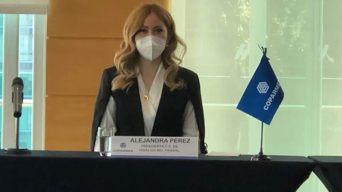 COPARMEX ALEJANDRA PEREZ PRESIDENTA D COPARMEX