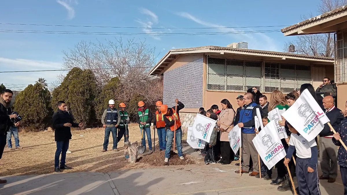 Entrega de domo a la escuela José María Morelos
