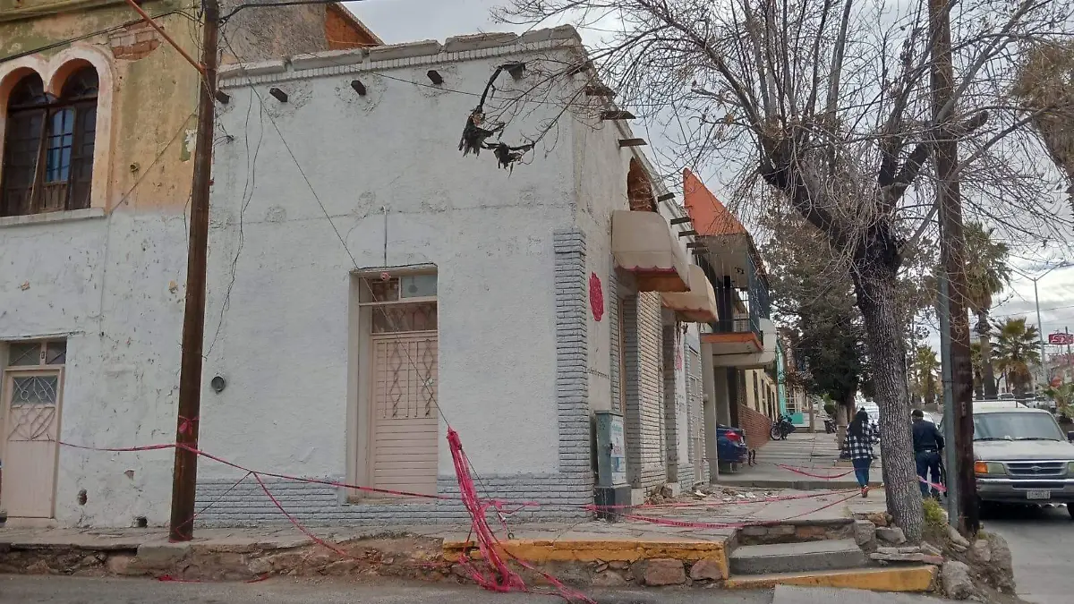 inmueble riesgo de derrumbe