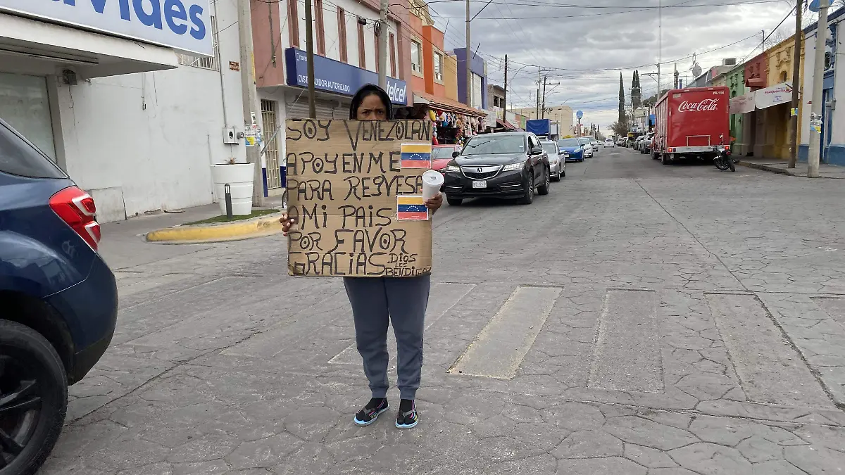 Migrante venezolana en Jiménez 2
