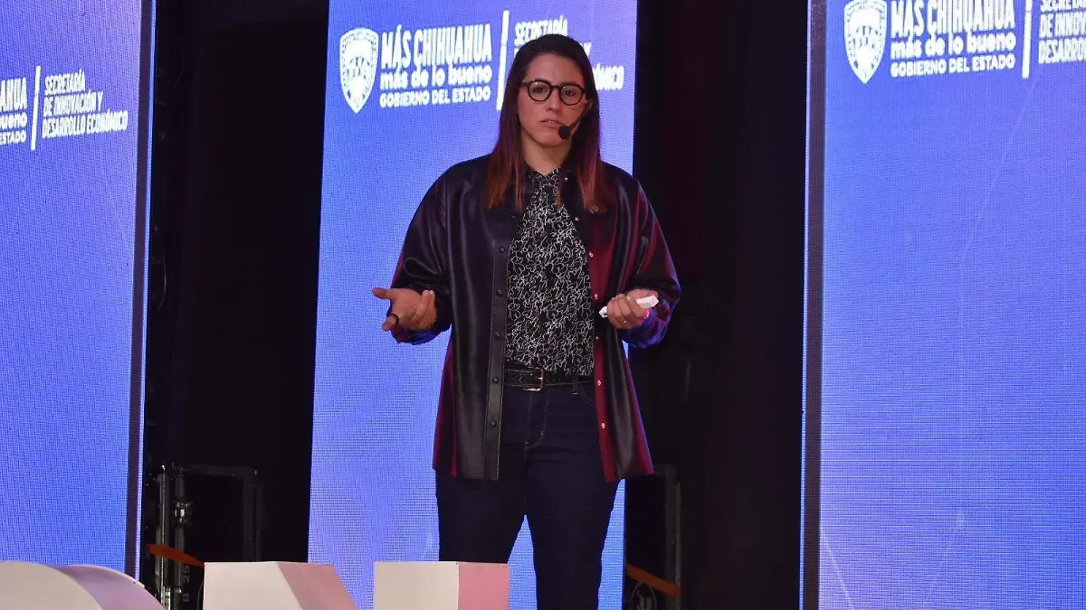 Conferencia de Alejandra Ríos de Shark Tank Mexico 