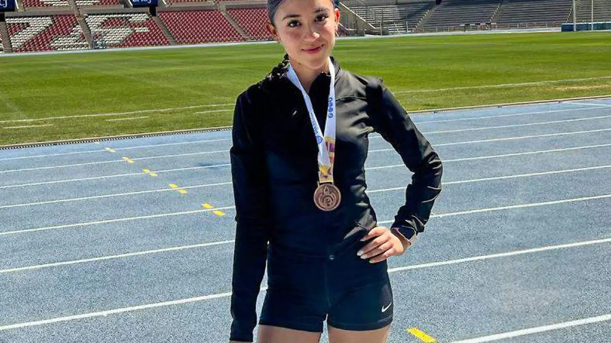Alexa Merendón fue una de la corredoras que logró una medalla en la competencia 