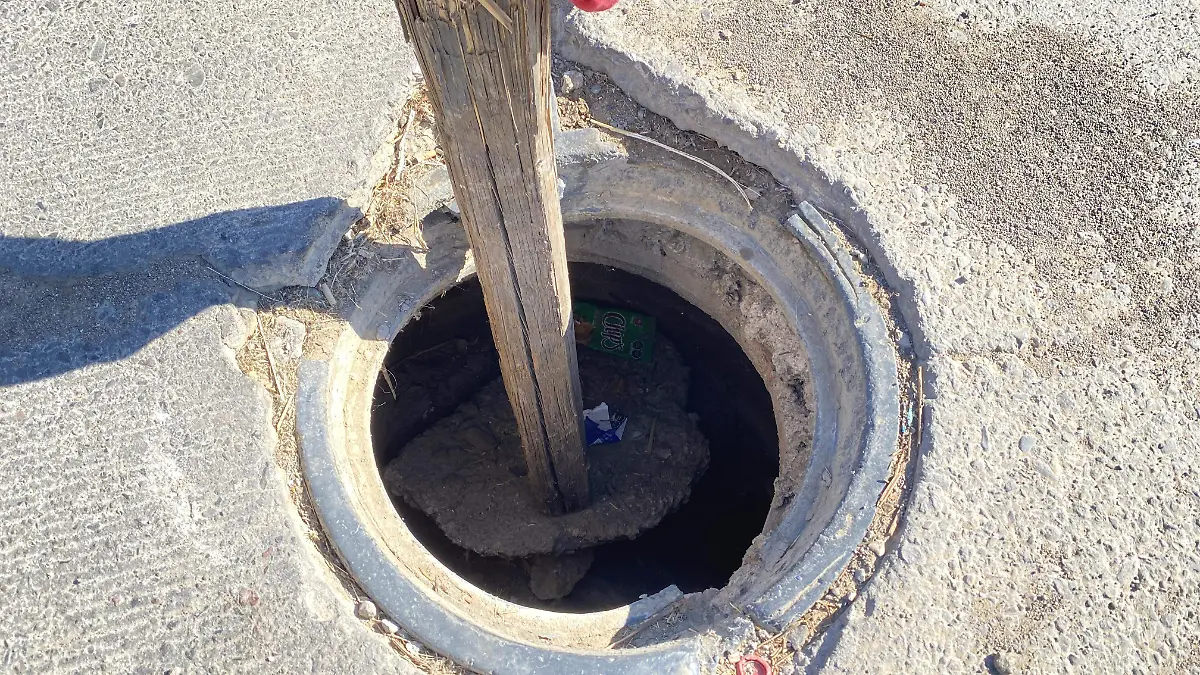 Registró sin tapa en calle Prolongación Naciones Unidas 