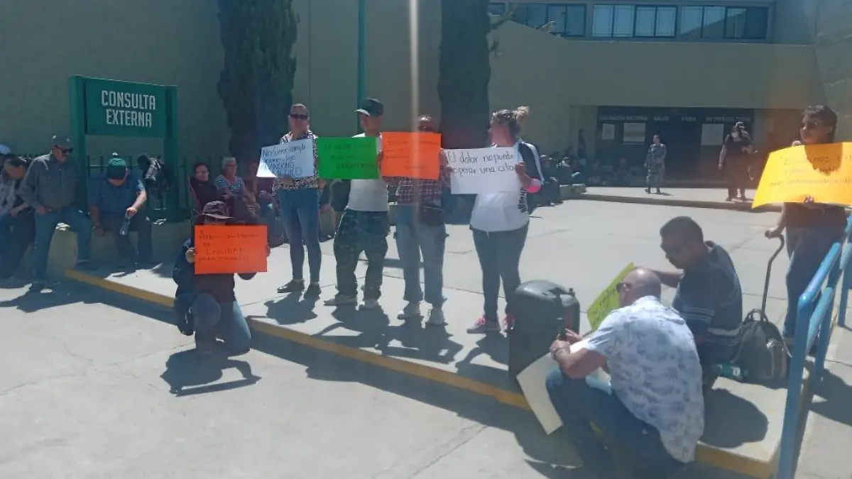 manifestación imss