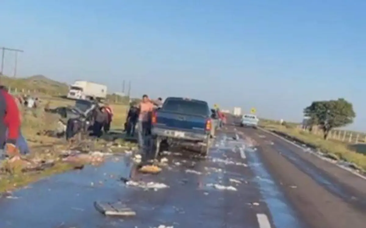 accidente pollos