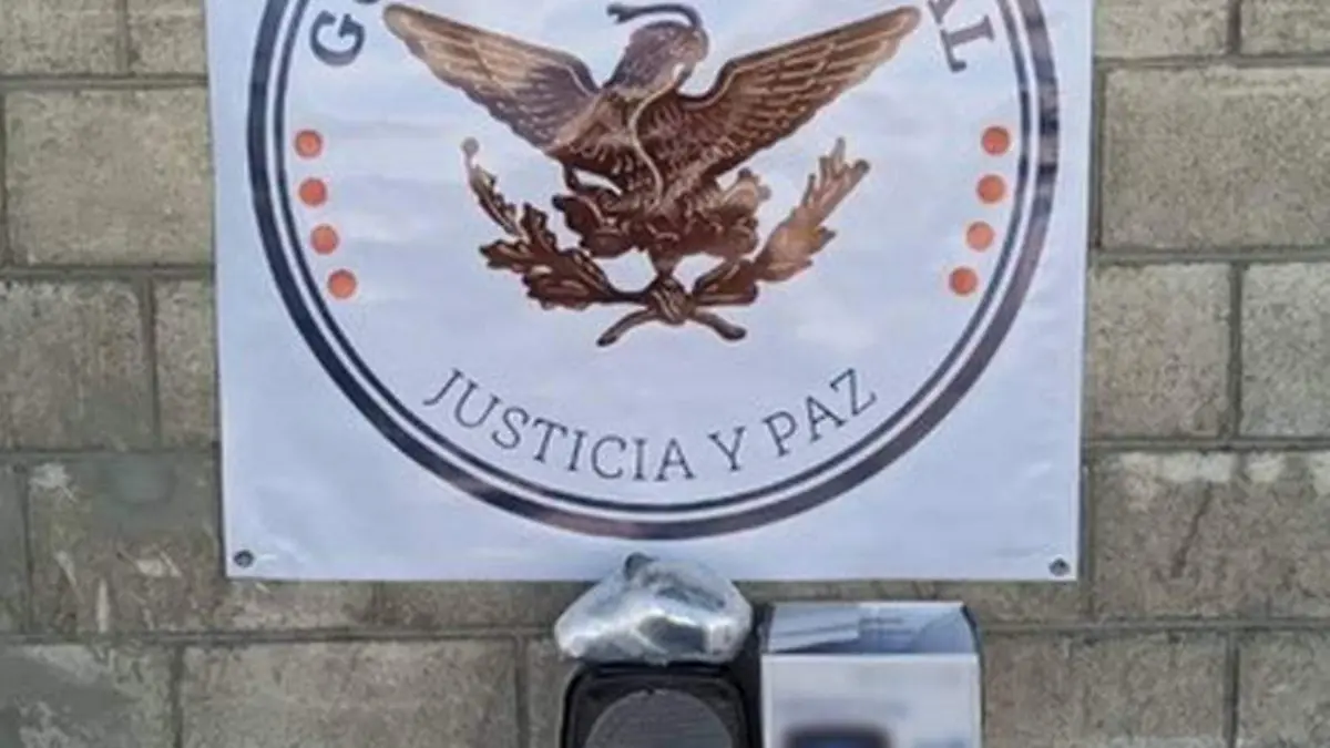 droga asegurada en bocina
