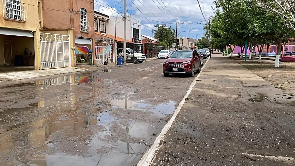 Casas afectadas con inundaciones 