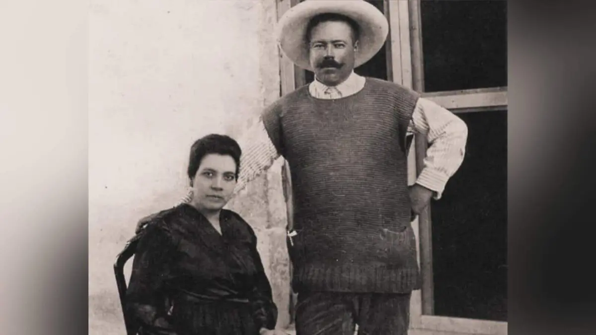 Pancho Villa y Austreberta Rentería