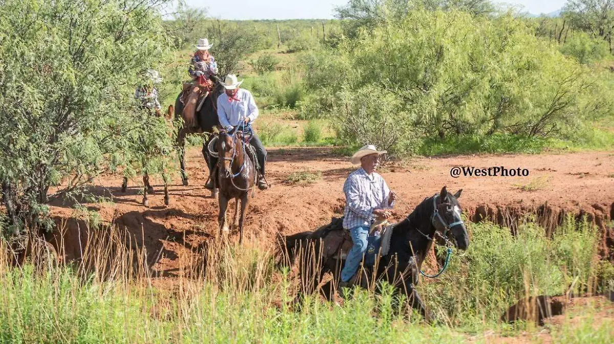Cabalgantes llegando a Valle de Zaragoza