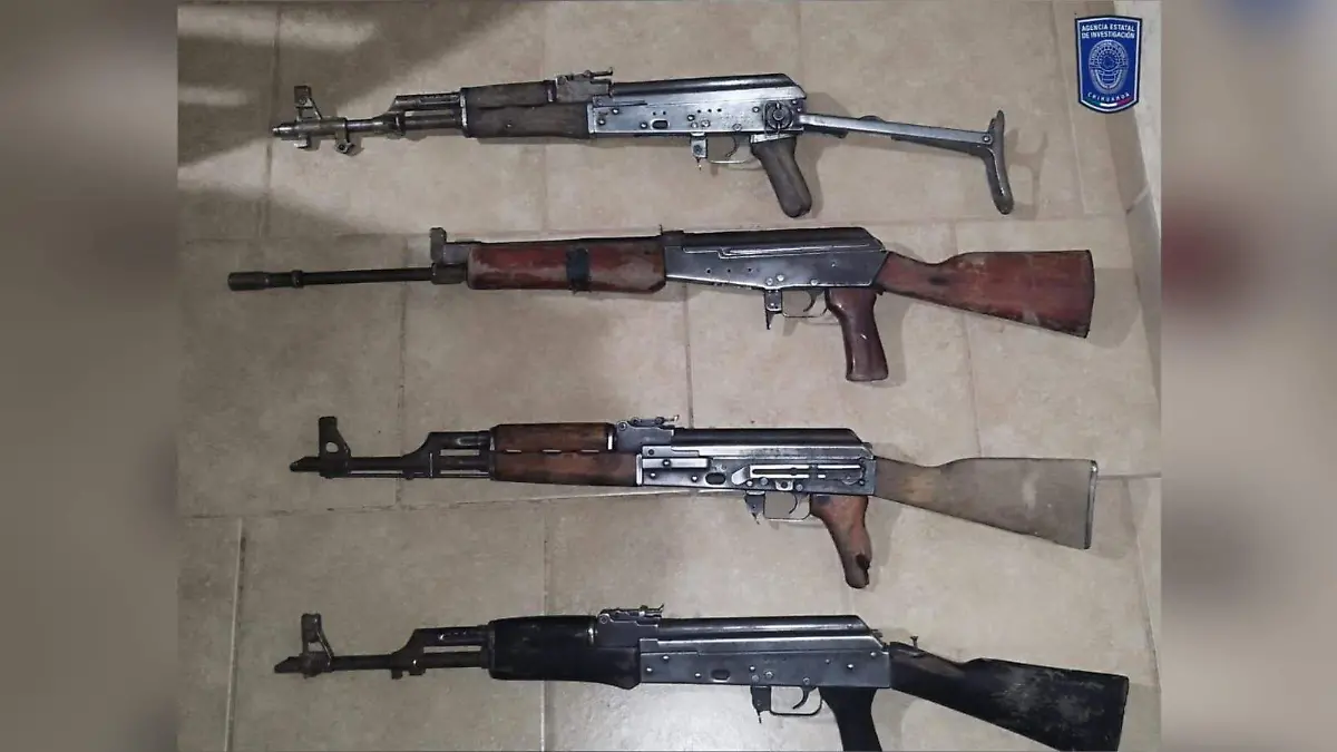Armamento asegurado en Moris