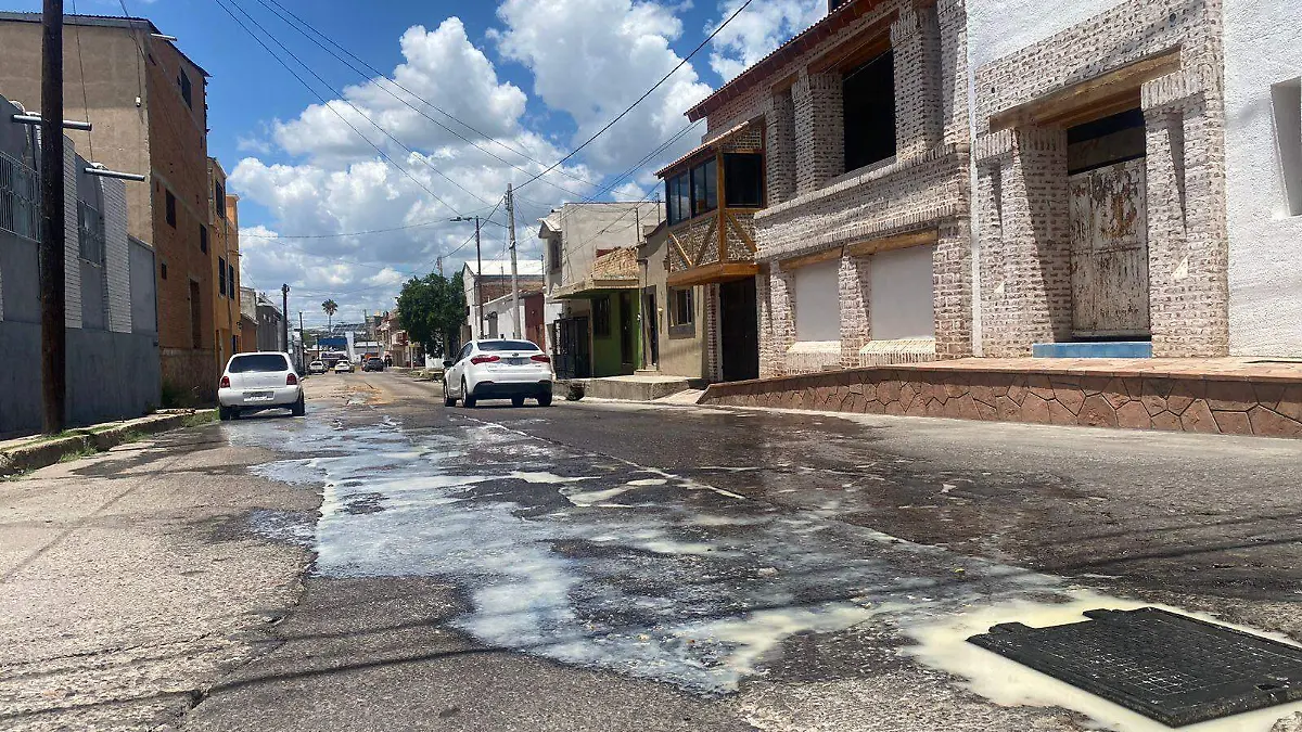 drenaje colapsado rivera del ojito