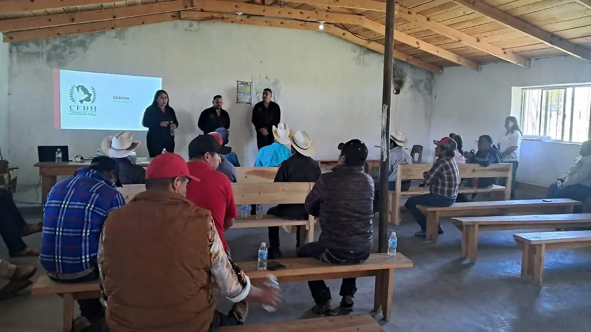 Capacitación CEDH a comunidad rarámuri en Balleza