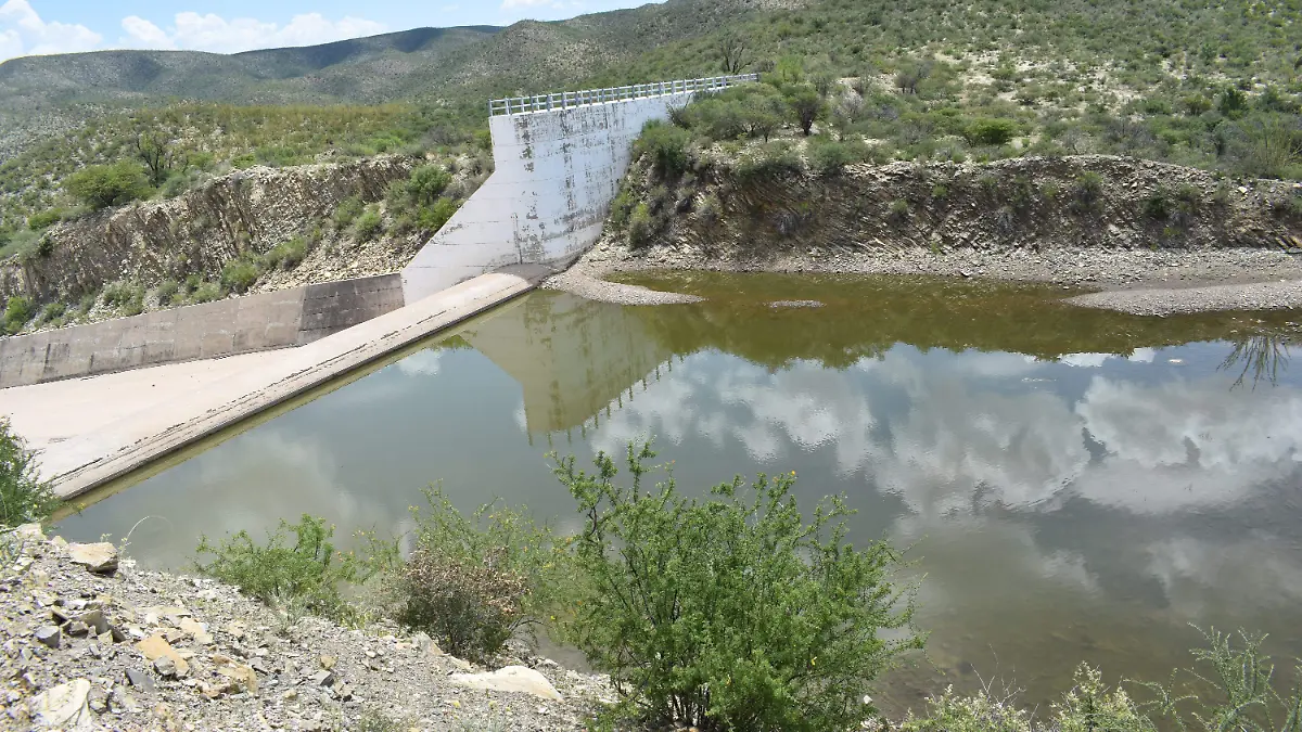 presa 1. La presa Pico de Águila en el municipio de Coronado se mantiene en buen nivel ahora con las lluvias.