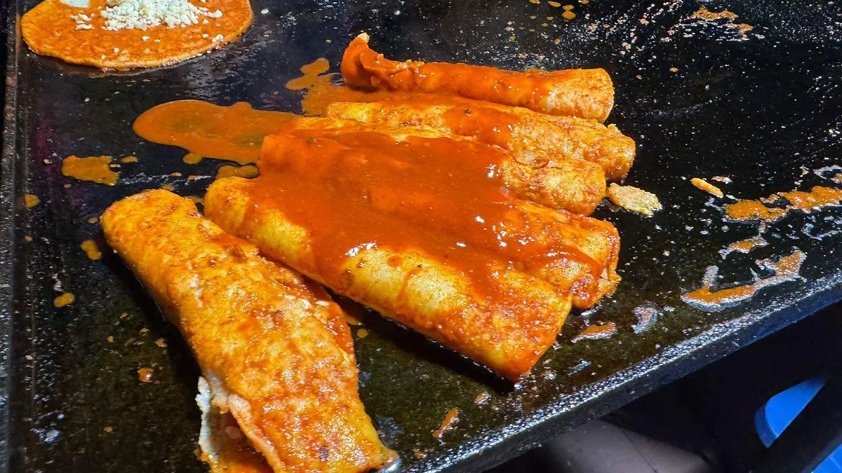 Enchiladas, gastronomía 16 de septiembre