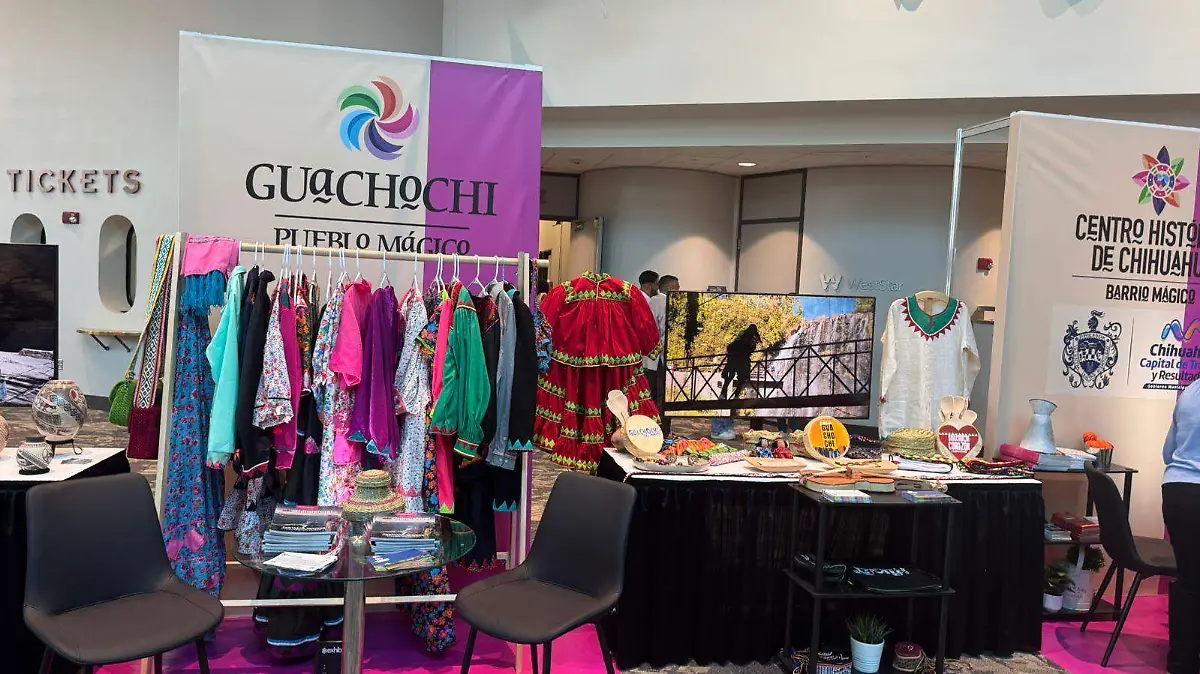 Stand de Guachochi en evento Vivamos México en el Paso, Texas 1